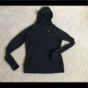 Nike dri fit with mesh hoodie pullover